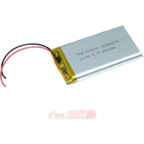 One 904584 3.7V 3800mAh LiPo Battery With PCM inside for Portable power supply
