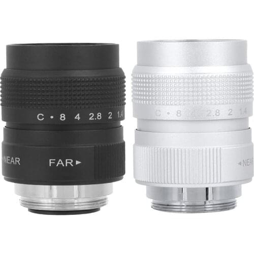 New Optical Glass 25mm f1.4 MC Multilayer Film Coating Manual Aperture CCTV Camera Lens for Mirrorless Cameras