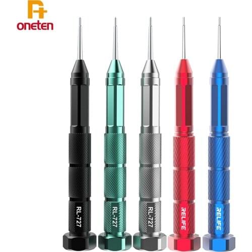 RELIFE 3D screwdriver RL-727 For iPhone Android phone repair and disassembly tool S2 alloy bit screwdriver