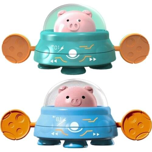 HX5D Bathing Toy Baby Water Toy Floating Piggy Clockwork Toy Gift Indoor Bathtub Water Playset for Baby 3Month Bite Mold Free