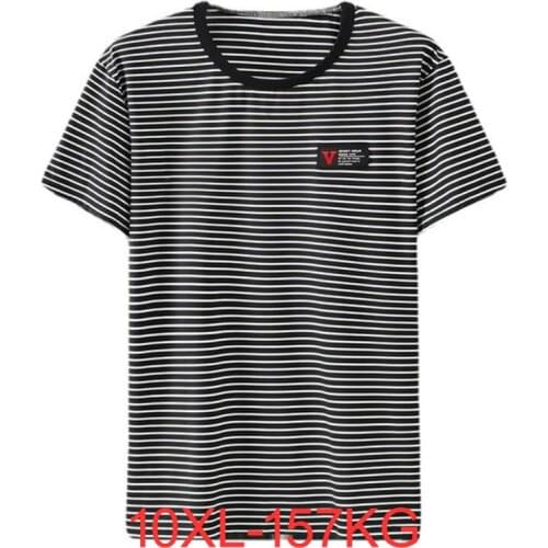 Plus size 5XL 8XL 9XL 10xl men summer T-shirts large tshirt short sleeve tees Breathable soft t-shirt 54 56 58 52