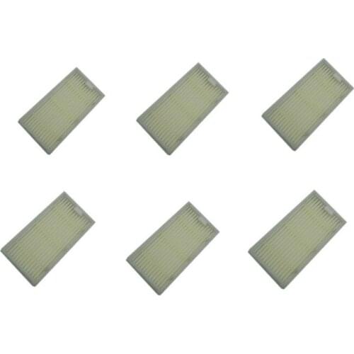 6 Pieces Replacement hepa filter for Dibea X500 X600 ECOVACS CR120 vacuum cleaner accessories