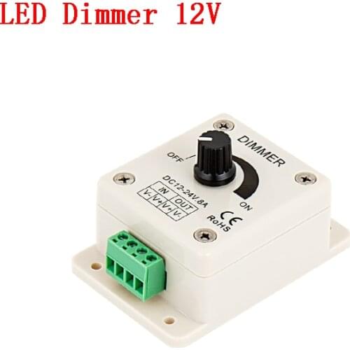 DC-DC Voltage Regulator DC DC Voltage Stabilizer 8A Power Supply Adjustable Speed Controller DC 12V LED Dimmer 12 V Regulator