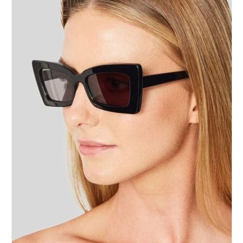 Vintage Cat Eye Sunglasses Fashion Women Sun Shades Glasses Street Eyewear Luxury Trending Sunglasses lunette de soleil femme