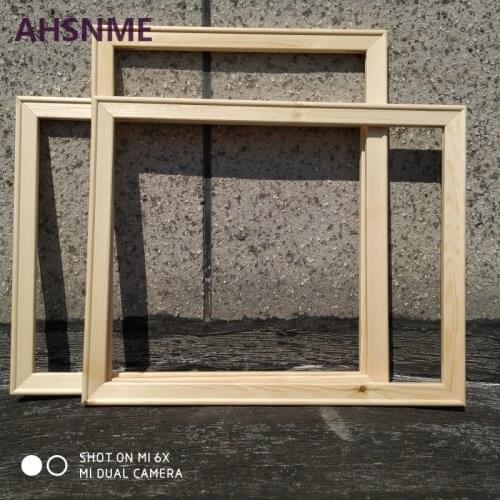 High Quality Pinus sylvestris Fully Polished Wooden DIY Frame Suitable for Home Decor Painting Digital Oil Painting