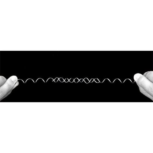 Fun magic props infinite loop magic trick magic wire puzzle spiral illusion metal spring magic ring ADHD Anti Stress toy gift