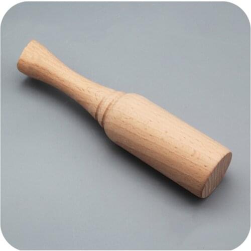 1Pcs Beech Round Hammer Hardwood Hammer Leathercraft Carving Hammer Sew Leather Tool Kit