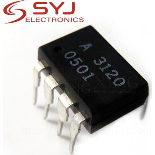 10pcs/lot HCPL3120 DIP-8 HCPL-3120 DIP A3120 In Stock