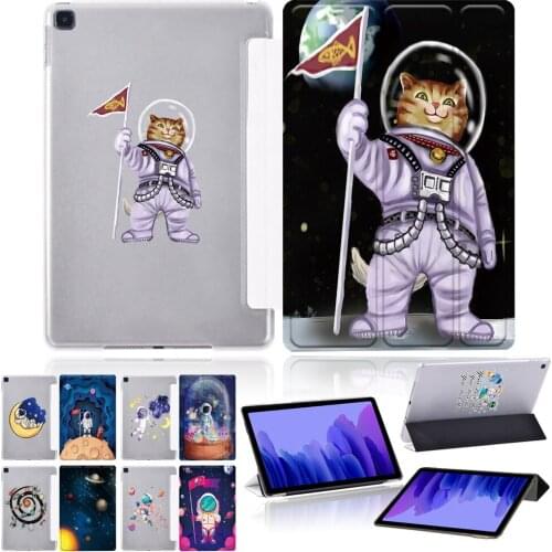 Tablet Case for Samsung Galaxy Tab A7 10.4 2020 T500/T505 Leather Tri-fold Protective Cover for Galaxy Tab A 10.1 2019 T510 T515