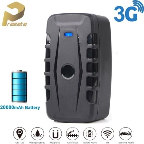 TKSTAR 3G GPS Tracker 240 Days Standby Waterproof Magnet Car Crawler GSM Locator Voice Monitor Geofence Free Tracking Software