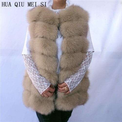 HUA QIU MEI SI Fox Fur Coats
