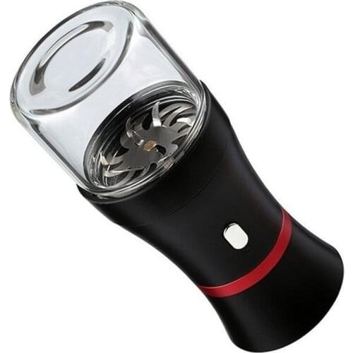 Electric Herbal Grinder Handheld Automatic 1100mah Battery Tobacco Shredder with Usb Charger Spice Crusher for Smoking Weed