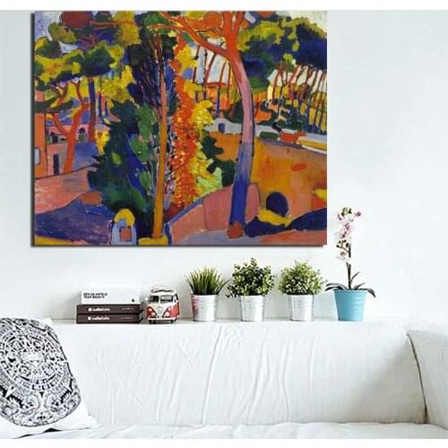 Andre Derain Poster Vintage Art Canvas Painting Print Living Room Home Decoration Modern Wall Art Oil Painting Posters Pictures