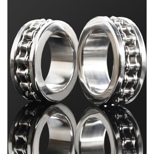 Chain Cock ring Chain GLANS RING Stainless Steel Male Sex Ring Stop Premature Ejaculation Erection Cock Cage,Fetish toys