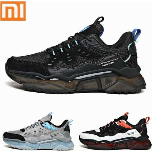 Xiaomi Sneakers Men Fashion Breathable Casual Shoes Street Style Outdoor Sport Shoes Hard-Wearing Shock Absorption Casual Shoes