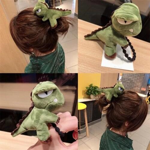 Cute Sweet Little Dinosaur , Panda Plush Toy , Small Hair Decoration Doll , Kids Party Gift hair accessory Christmas hairband