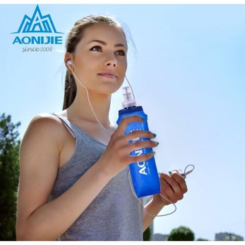 Outdoor Sports Soft Water Bottle Bike Riding Soft Hiking Camping Climbing Running Foldable Water Bottle Sport Kettle