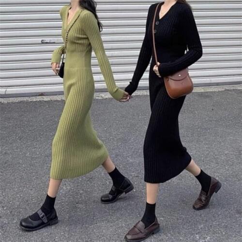 Pliktea Fashionable Knitted Dresses