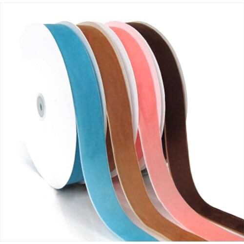 PPCrafts 1" 25/32/38/50/63mm Velvet Belt Ribbon DIY Handmade Chokers Necklace Clothing Hair Bow Accessories