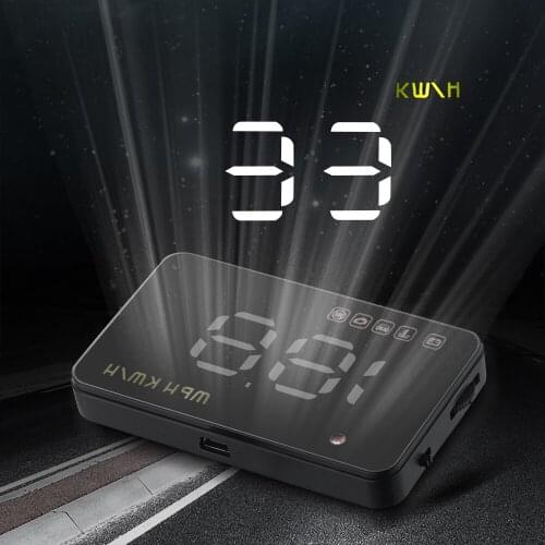 HUD Head-Up Display Car-styling Hud A1000 Than A100 Display Overspeed Warning Windshield Projector Alarm System Universal Auto