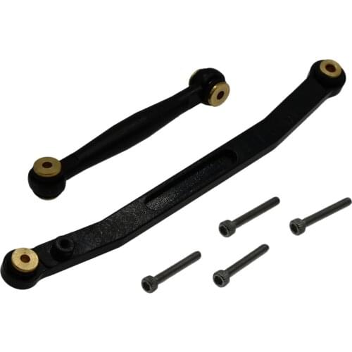 CNC Aliuminum Alloy Steering Rod Links for Axial SCX24 AXI00002 AXI00001 1:24 RC Cars