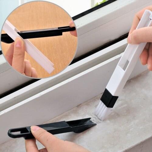 Window Groove Cleaning Brush Home Cleaning Tools Windows Slot Cleaner Brush Keyboard Nook Cranny Dust Shovel Track Cleaner