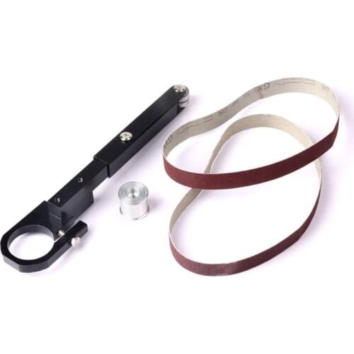 Sander Machine Sanding Belt Adapter Head Convert with Sanding Belts for Electric Model 100 Angle Grinder Woodworking