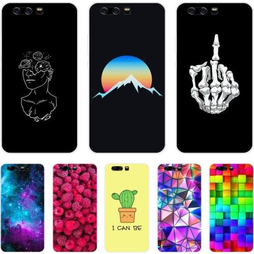 For Huawei P10 lite Silicone Soft Cover Phone Case For Huawei P10lite P 10 lite Cute Cover Back Case For Huawei P10 Plus Coque