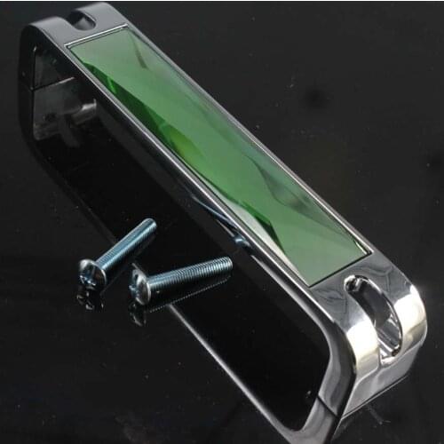 Modern fashion Green crystal villadom furniture handle glass drawer cabinet pull 5" silver chrome dresser cupboard handle 128mm