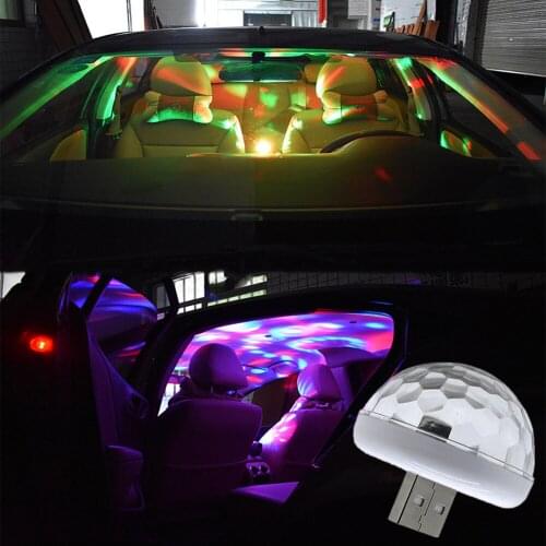 Led Car Accessories Ambient Light with USB Cigarette Lighter Backlight Auto Interior Decoration Romantic Atmosphere Lights
