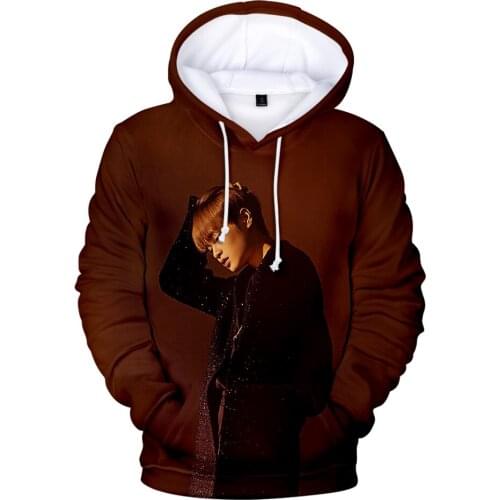 Sidno AB61X 3D Hoodies Men/women Sweatshirts Spring/Autumn Fashion Kpop Hooded Boys/girls Casual Long Sleeve Outwear Coat
