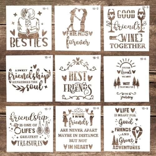 15 cm DIY Craft Layering Background Stencil For Wall Painting Scrapbooking Stamping Album Decorative Embossing Paper Cards