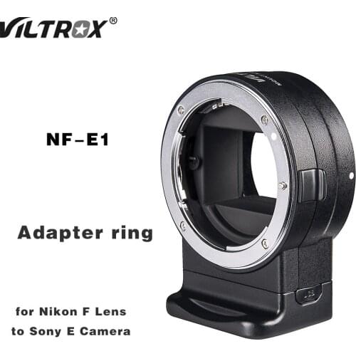 VILTROX NF-E1 Aperture Control AutoFocus Lens Adapter ring Fullframe for NikonF Lens to SonyE mount A9 A7II A7SII A6500 Camera