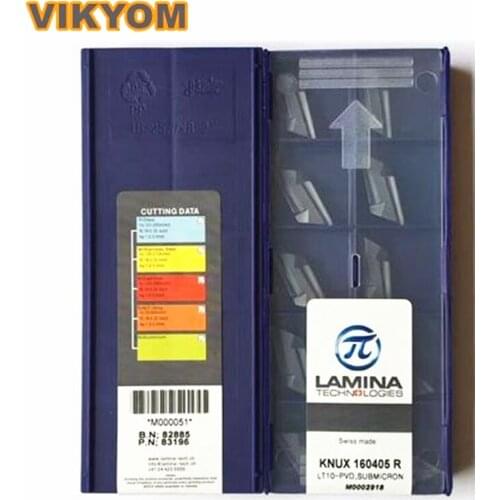 10pcs KNUX160405R turning insert High quality lathe tool KNUX 160405R NN LT10 carbide insert