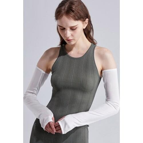 Tartan Legend Women lace Arm Sleeves Summer Sunscreen Protect Thin Silk Filigree Mesh Warmers for Lady Gloves