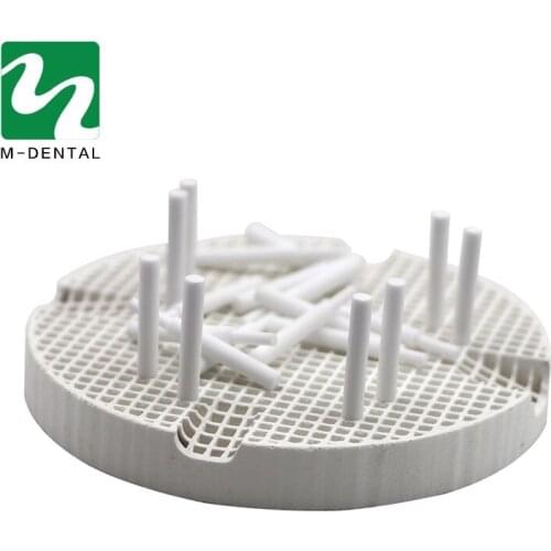 2pcs/pack Dental Lab Honeycomb Firing Trays with 20 Zirconia Pins Dental Lab Equipment Free Shipping