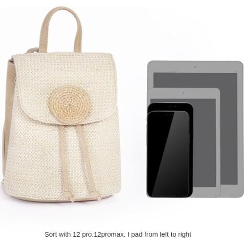2021 Summer Beach Straw Womens Bag INS Simple Shoulder Bag Bucket Backpack Mini Messenger Bag