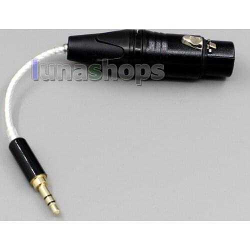 4 Pins XLR Female Balanced Connect To TRS 3.5mm Stereo Adapter Converter Cable LN006377