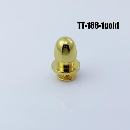 50pc SCREWBACK SPIKE TT- 188-1 leathercraft Gold