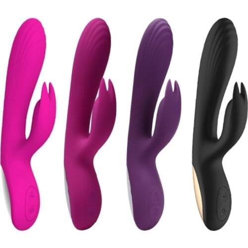 A6HF Multi-Speed Intensities Multi-vibration Patterns Rabbit G Spot Vibrator Rechargeable Massager Stimumator Adult Sex Toy f