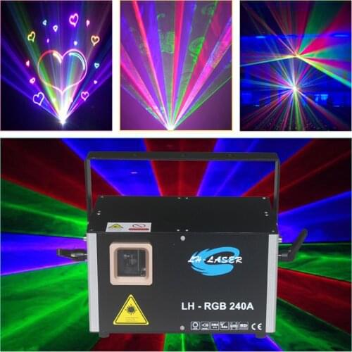 Free Shipping ILDA+DMX512+rj45 QUICKSHOW Pangolin ILDA Show full color RGB sd card laser disco Light