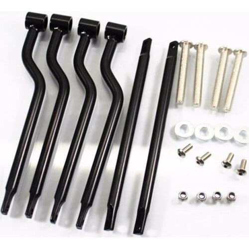 Black Saddlebag Support Bar Mount Bracket Cruiser Chopper Rebel Shadow Vulcan VN