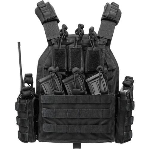 Hlurker Boutique Detachable 1000D Nylon Cloth Tactical Modular Military Armor Molle Army Vest Multifunctional Field Hunting Vest