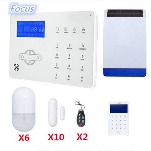 DIY KIT Wireless PSTN And GSM Alarm System Home Safety protection Alarm System With App Controller