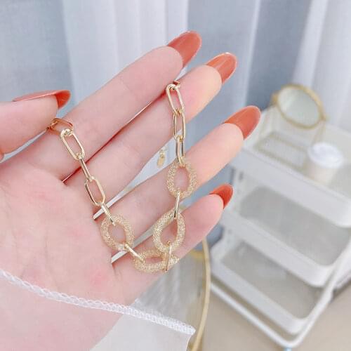 Korean Shine New Trendy Top Quality Zircon Minimalist Earrings Exquisite Luxury Jewelry Accessories For Women Sweet Glamour Gift