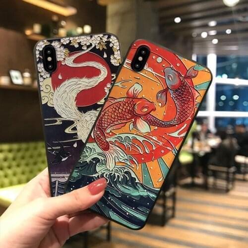 3D Emboss Phone Case for Samsung S10e S8 S9 S10 S20 Ultra Plus Note 8 9 10 Plus Soft Back Covers Capa Cute Cartoon Coque