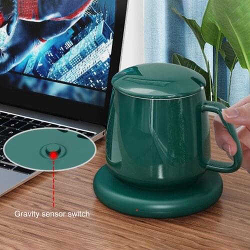 Coffee Mug Warmer 55 Degree Heating Coaster USB Electric Drink Warmer Plate with Auto Off
