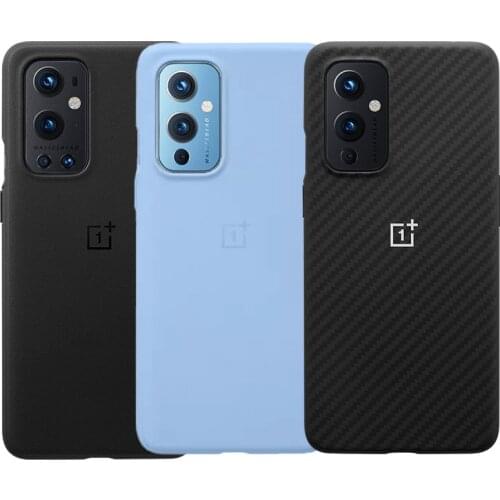 Official Protection Covers For OnePlus 9 9pro 100% Original Case Droid Carbon Sandstone Karbon Bamper Case For One Plus 9 9pro