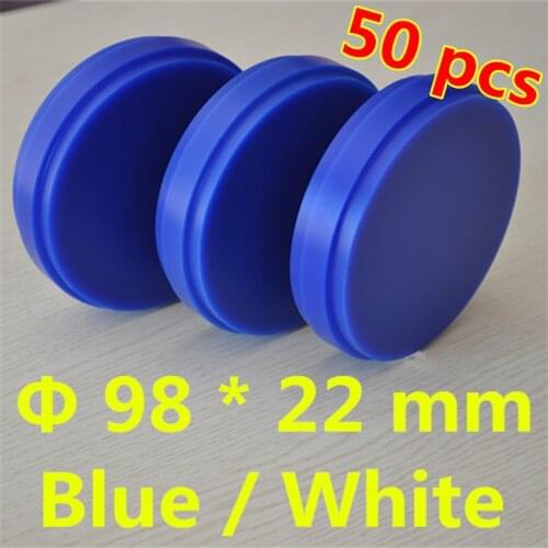 Wholesale ! 50 Piece OD98*22 MM Dental Material Wax Blocks Wieland System CAD/CAM for Carving Blank Blue White Dental Wax Disc