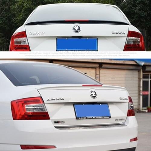 For Volkswagen Skoda Octavia Spoiler 2015 2016 2017 2018 High Quality ABS Material Car Rear Wing Sport Accessories Body Kit